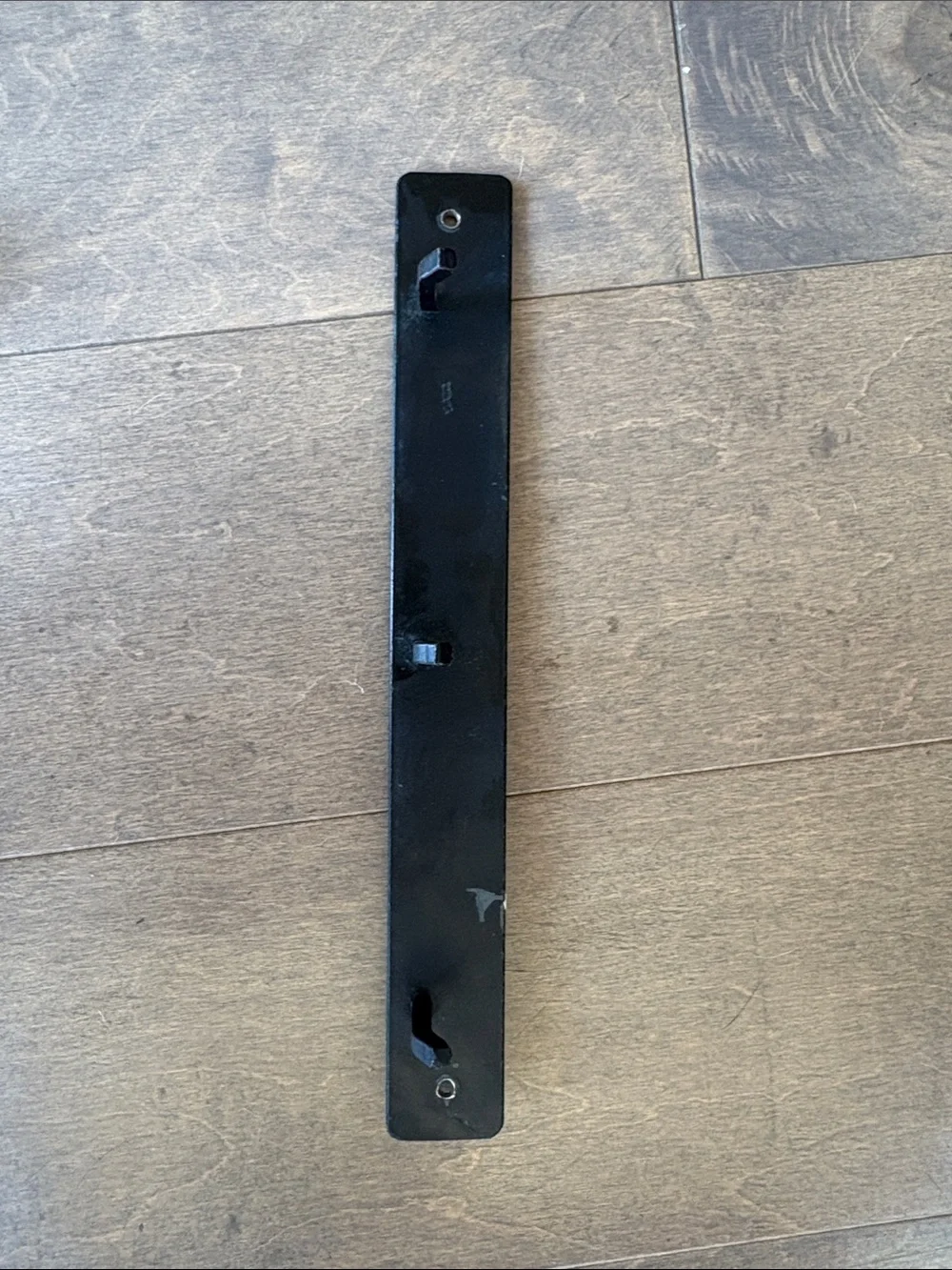 Three-Piece Fireplace Tool Set with Wooden Handles - Black & Brown